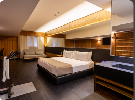 Quarto do CICB Hospitality