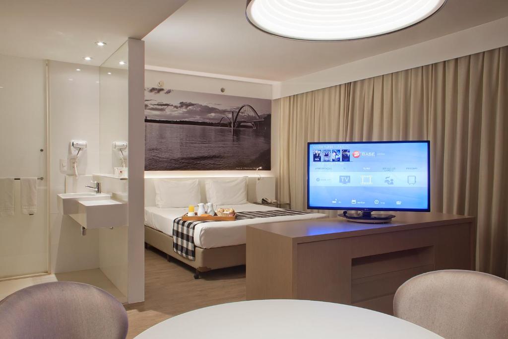 Lobby do ibis Styles Brasilia Aeroporto