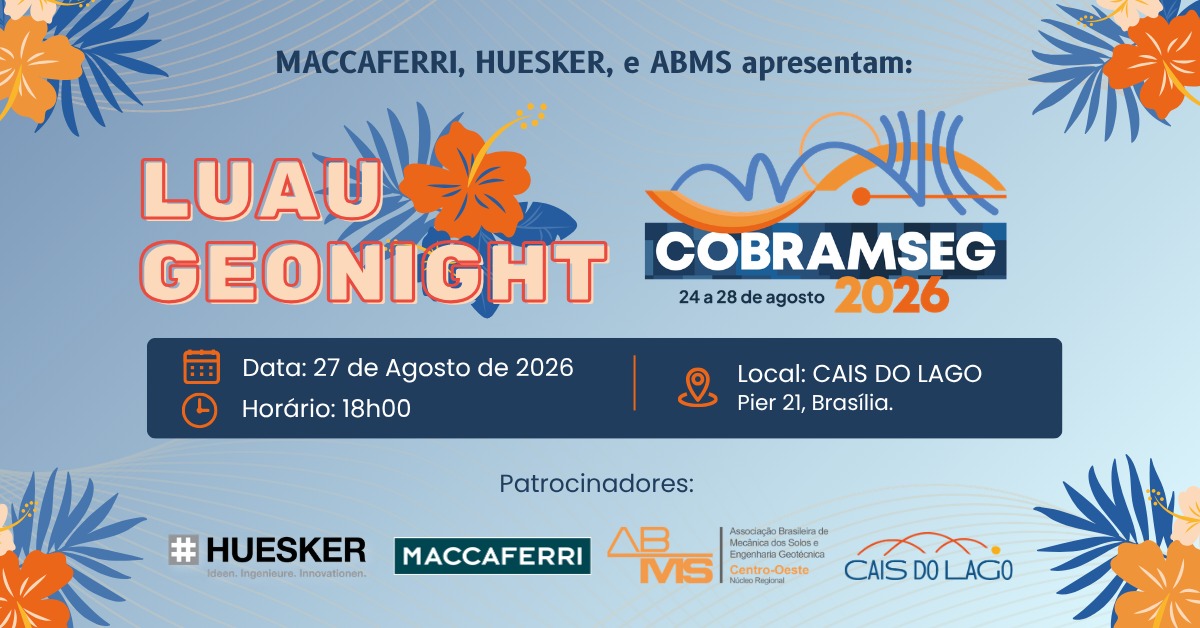 Luau GEONIGHT - COBRAMSEG 2026